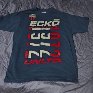 Ecko Unlimited Navy T-Shirt with Logo